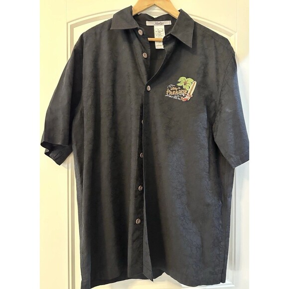 Disney Parks Other - Disney Parks Shirt Men's L Black Mickey Mouse In Paradise Beach Surfboard